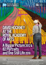 Filmplakat David Hockney in der Royal Academy of Arts